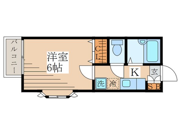 グリ－ンマ－シ－の物件間取画像